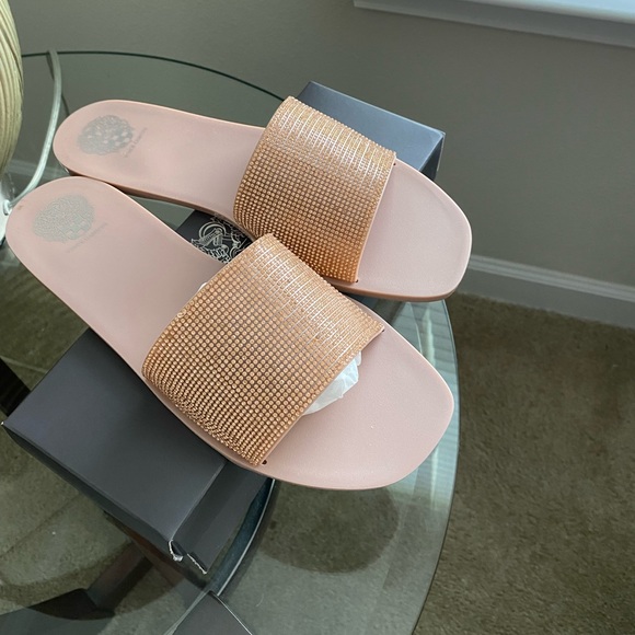 Vincent Camuto Blush Upscale Blinged-Out Jellie Sandals - Picture 6 of 8